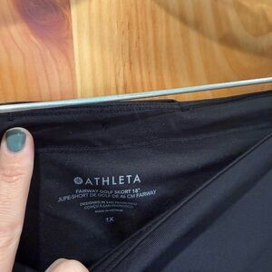 Athleta Black Fairway Skort